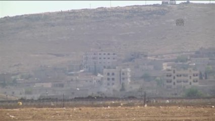 Kobani'de Işid Bayrağı