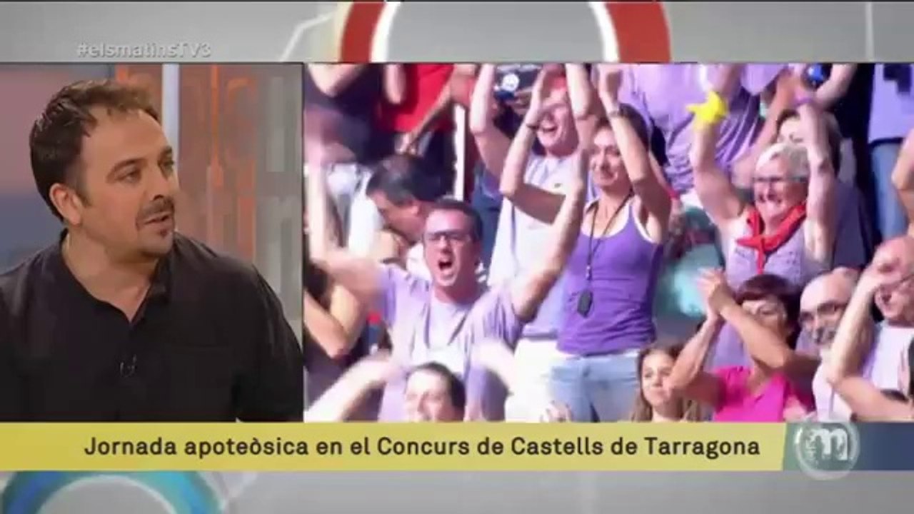 TV3 - Els Matins - Jornada apoteòsica en el Concurs de Castells de Tarragona