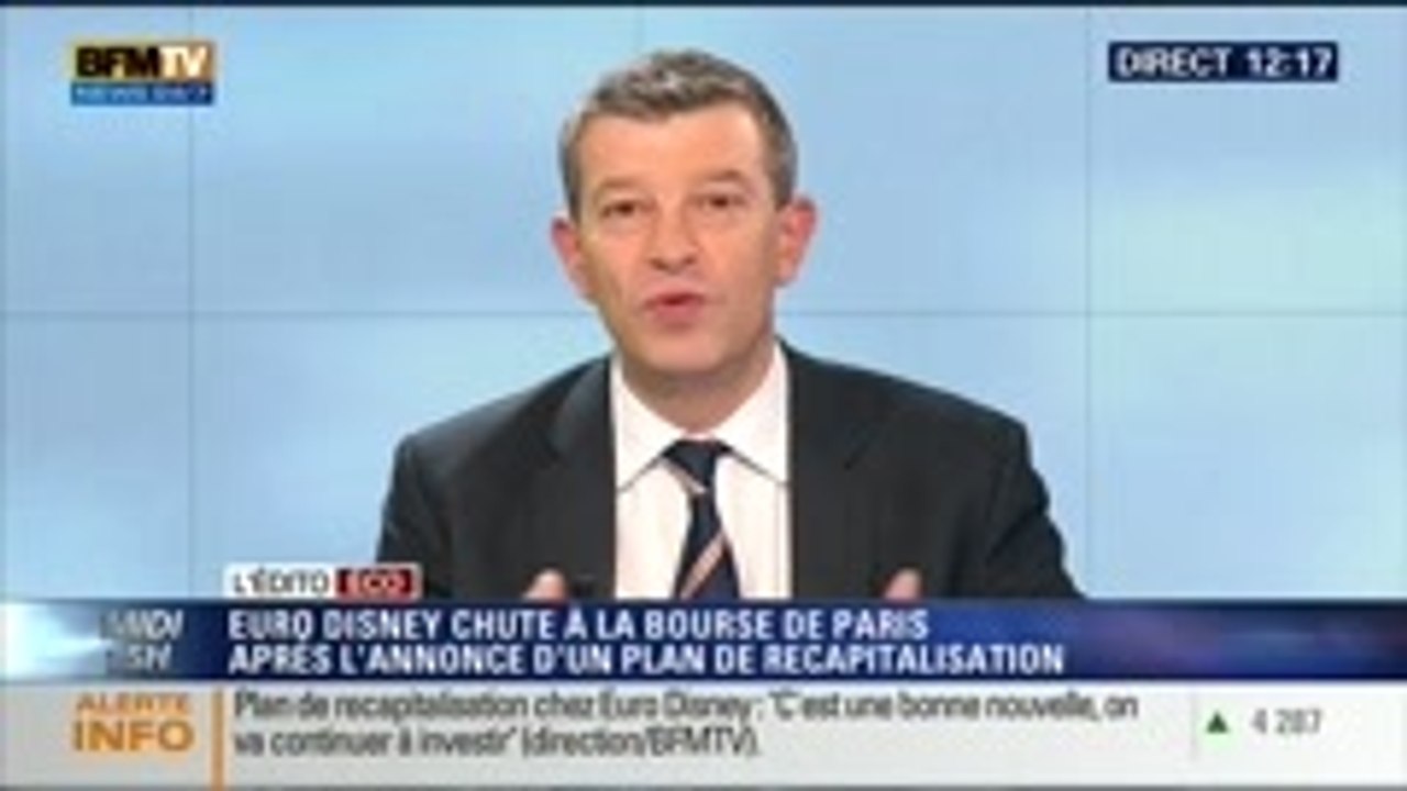 L'Édito éco de Nicolas Doze: Baisse de l'action euro Disney à la bourse de Paris – 06/10