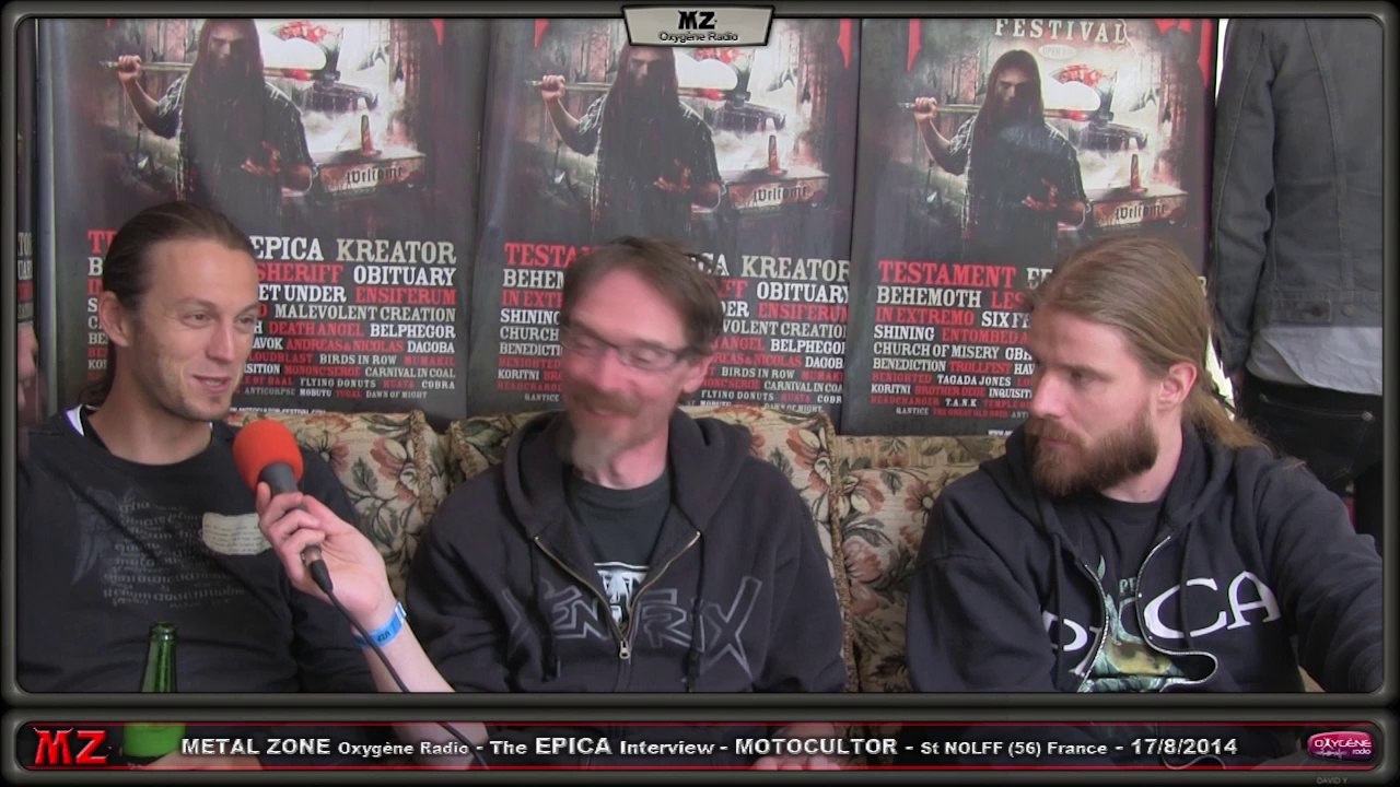 Metal Zone O.R - the Epica Interview - Motocultor 2014