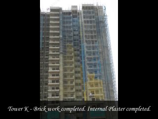 Construction status of Gulshan Ikebana as on 1st October 2014