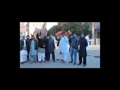 Go Nawaz Go after the Eid Namaz in IImenau, Germany