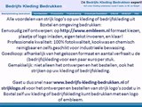 Kleding bedrijfskleding bedrukken Boxtel