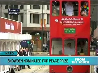 Edward Snowden nominated for Nobel Peace Prize