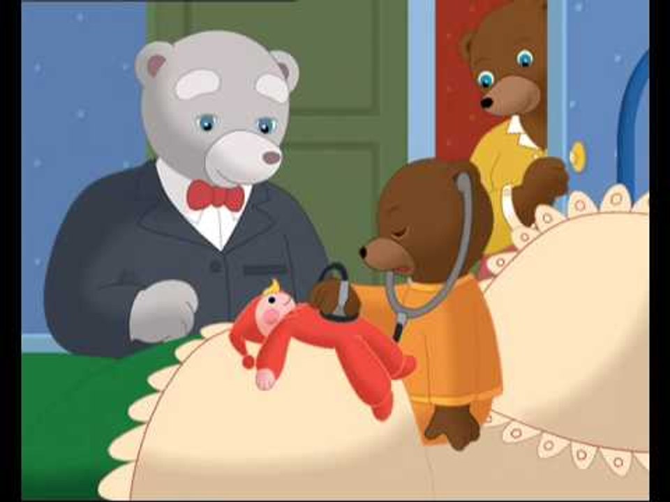 Apprends l'anglais avec Petit Ours Brun - Little Brown Bear has a temperature