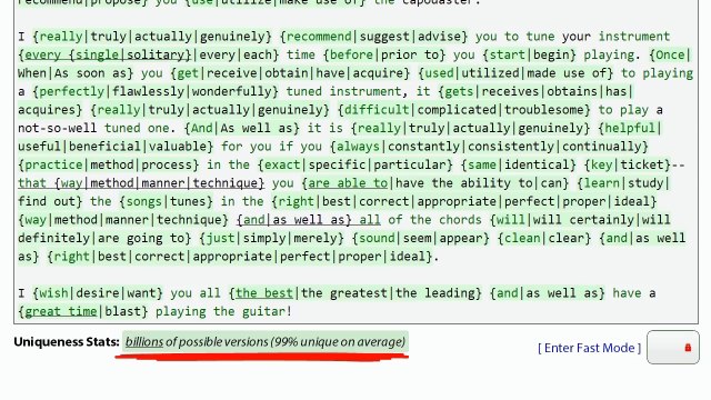 ARTICLE REWRITER REVIEW - Spin Rewriter 5.0 Demo