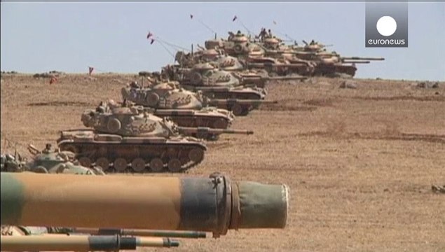 پرچم گروه «دولت اسلامی» در کوبانی برافراشته شد