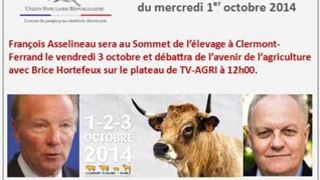 François Asselineau vs Brice Hortefeux_Salon de l'Elevage 3/10/2014