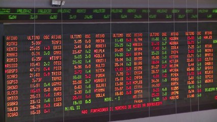 Bolsa em alta sob efeito Aécio