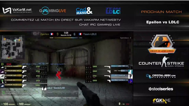 FaceIT - Dust2 - Epsilon vs LDLC