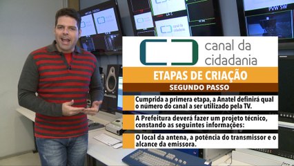 Canal da Cidadania - tutorial passo a passo para criar a TV da Prefeitura e a TV comunitária