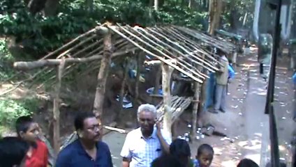 House roof skeleton at Cofee Estates en route to Araku SKMClasses Subhashish 1