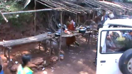 House roof skeleton at Cofee Estates en route to Araku SKMClasses Subhashish 2