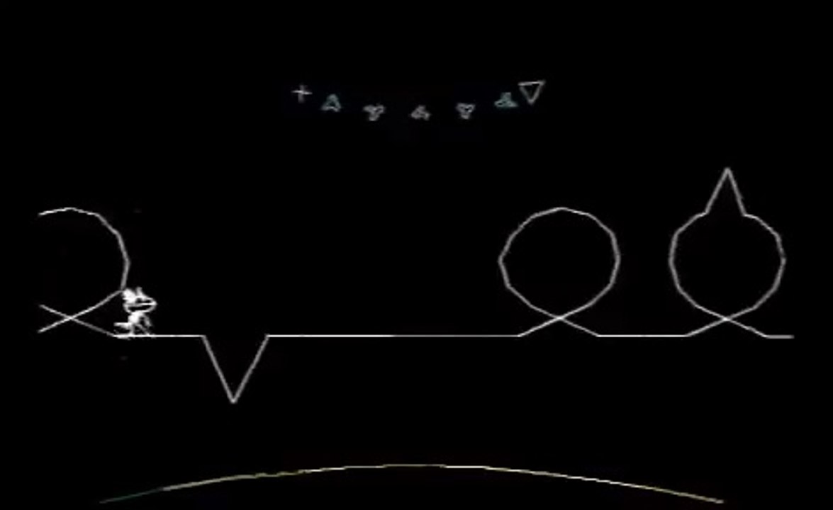 Vib Ribbon (PS3) - Séquence du jeu original