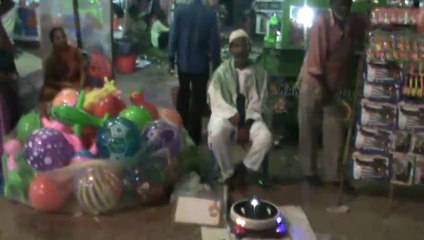 Muslim weightman at Durgapuja waltair Kalibari Vishakhapatnam Vizag SKMClasses Subhashish