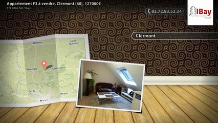 Appartement F3 à vendre, Clermont (60), 127000€