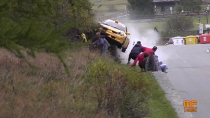 Accident spectaculaire au Jolly Rally du Val d'Aoste