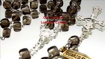 Smoky Quartz Beads Rosary w Sterling Silver Beads