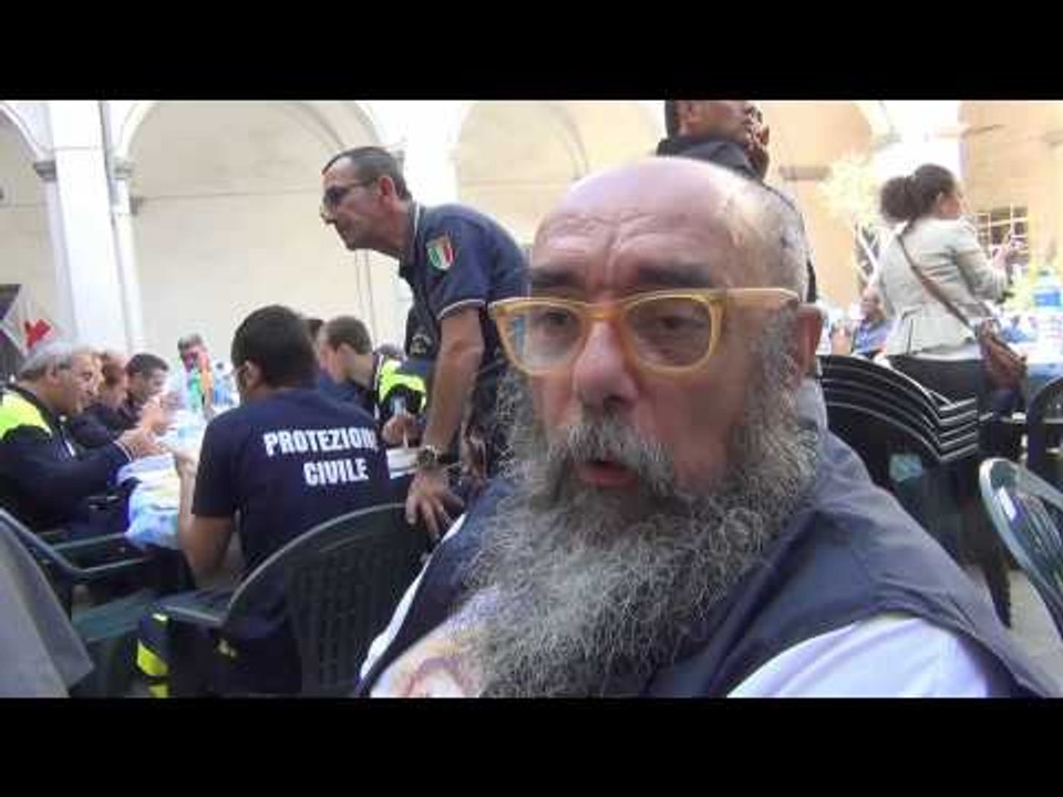 Aversa (CE) - Protezione Civile, pranzo alla Caritas (06.10.14)