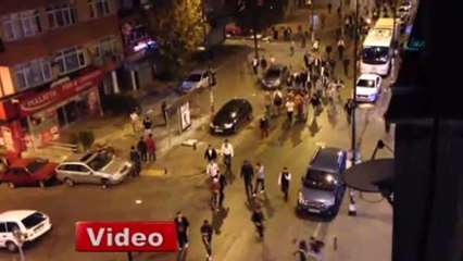 Kobani'ye Destek İçin Toplantılar Bankaya Böyle Saldırdılar!