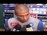 Napoli-Torino 2-1 - Intervista a Inler nel dopo-partita (05.10.14)