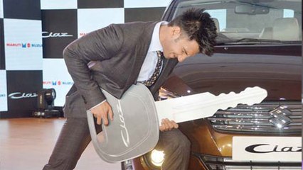 Ranveer Singh Funny Mood at Car Launch Event