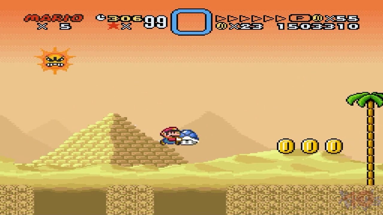 [Hack] SMW The Secret Of The 7 Golden Statues [7] Le Soleil ne m'aime pas :(