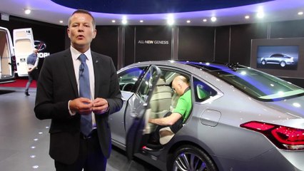 Mondial de l'auto 2014 : Présentation de la Hyundai Genesis