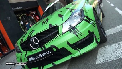 Aquí tienes el secreto al descubierto! Mercedes Benz C63 AMG Autobeltran Camouflage by Pronto Ro... (HD)