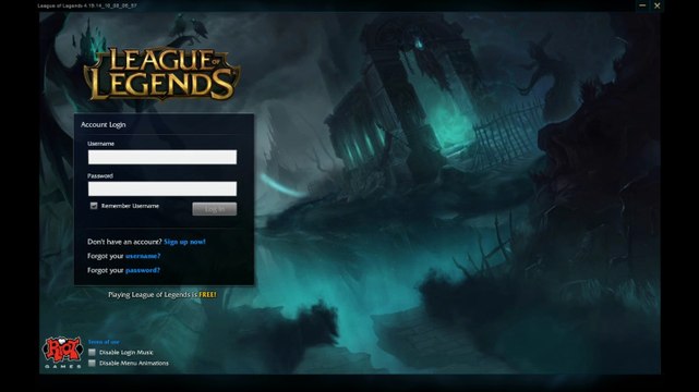 Halloween Login Screen - League of Legends