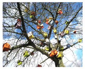 250 birdhouses