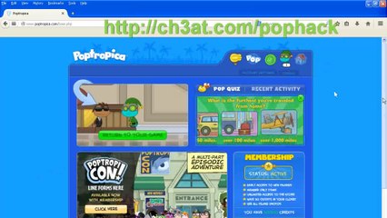Poptropica Cheats - Free Membership 999.999 Credits