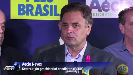 Brazil's Rousseff, Neves gear up for fierce run-off