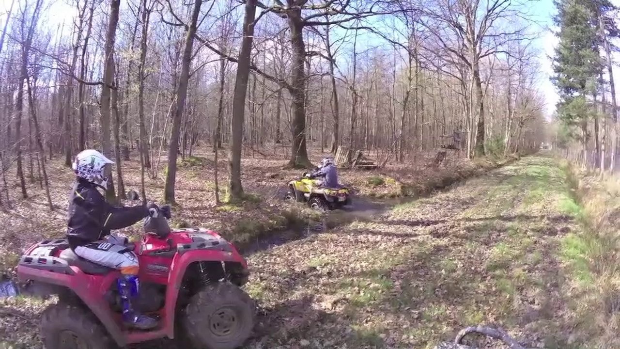 randonnée quad bois de Pezarches