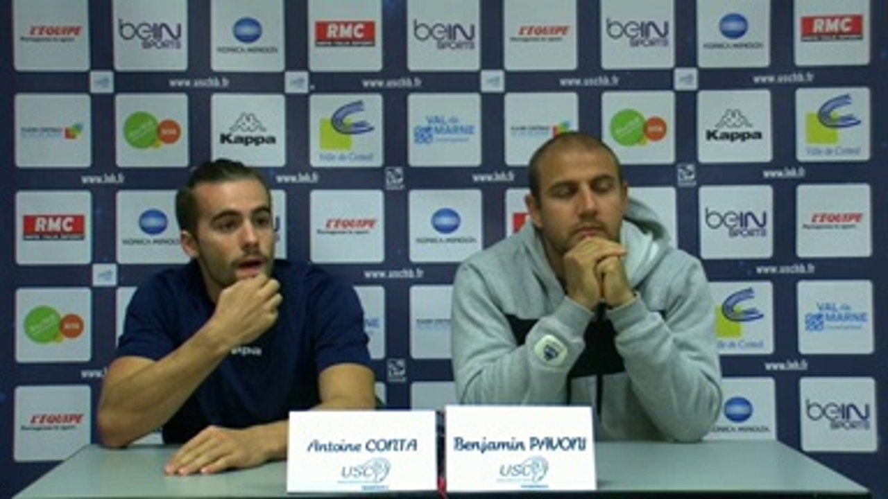 HAND Conf de Presse avant Créteil/St Raphaël (REPLAY)