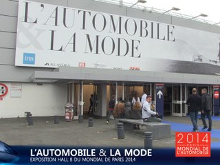 Visite de l'exposition "Automobile et Mode" du Mondial de l'Auto 2014