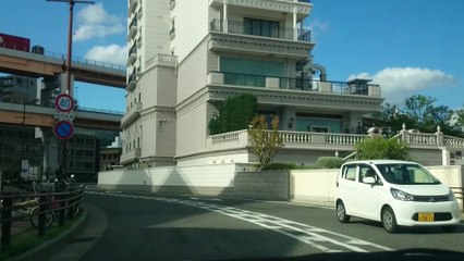 ドライブ映像　神戸ハバーランド近辺