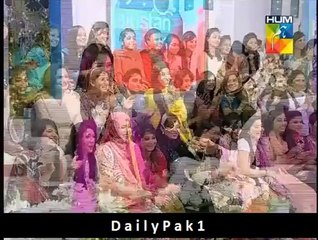 Aiza Khan and Danish Taimoor First Show After Marriage - 6th October 2014 Part 3