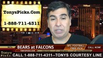 Atlanta Falcons vs. Chicago Bears Free Pick Prediction NFL Pro Football Odds Preview 10-12-2014
