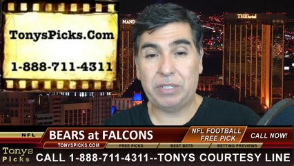 Atlanta Falcons vs. Chicago Bears Free Pick Prediction NFL Pro Football Odds Preview 10-12-2014