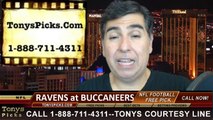 Tampa Bay Buccaneers vs. Baltimore Ravens Free Pick Prediction NFL Pro Football Odds Preview 10-12-2014