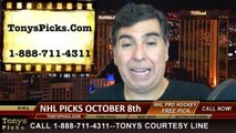NFL Free Picks Pro Hockey Predictions Betting Odds Previews Wednesday 10-8-2014