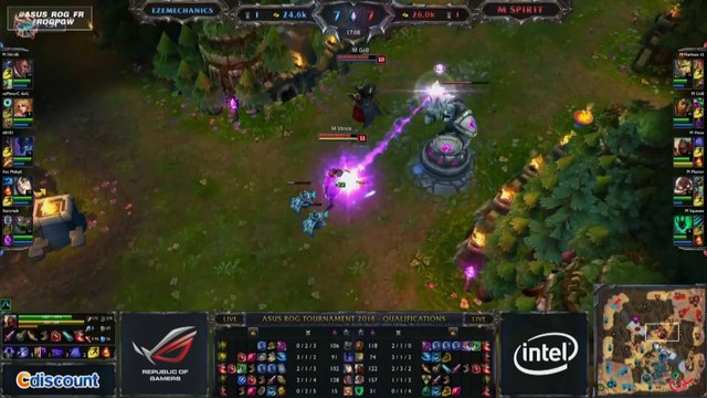 League of Legends - ASUS ROG Tournament - Qualifier 3 EZEMECHANICS VS SPIRIT