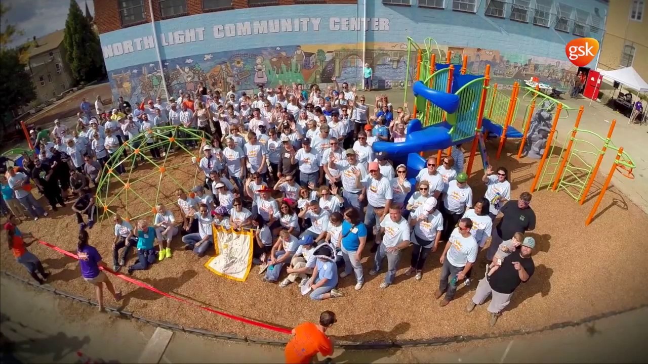 GSK Helps Build a Playground in a Day
