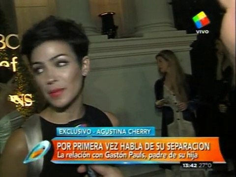 Pronto.com.ar Agustina Cherri confirma su separación de Gastón Pauls