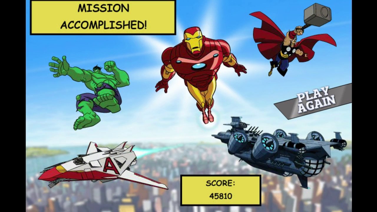 The Avengers VS Gamma Monsters Let's Play / PlayThrough / WalkThrough Part