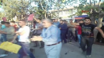Kahta'da Işid Protestosu
