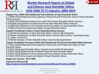 Global and China Aaot Diarylide Yellow Industry (CAS 5468-75-7) 2019