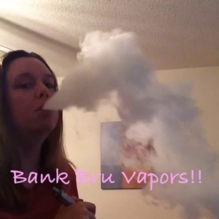 Just having fun blowing clouds with some #ejuice by Bank Bru Vapors! #vaping #vapeladies
