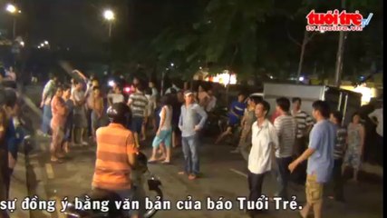 Phát hiện người đàn ông chìm dưới kênh Nhiêu Lộc – Thị Nghè